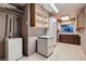 Storage area with tile floor and cabinetry at 6213 Fairwood Ave, Las Vegas, NV 89107