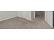 Close up of an empty closet with a sliding door showing ample storage options at 6868 Sky Pointe Dr # 2035, Las Vegas, NV 89131