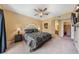 Bright bedroom with carpet flooring and ensuite bathroom at 7701 W Robindale Rd # 274, Las Vegas, NV 89113