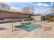 Community hot tub with patio and privacy fence at 7701 W Robindale Rd # 274, Las Vegas, NV 89113