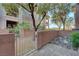 Private backyard area featuring low-maintenance landscaping and privacy wall at 7856 Carysford Ave, Las Vegas, NV 89178