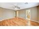 Bedroom featuring hardwood floors and ensuite bathroom at 819 Sandsprings St, Henderson, NV 89011