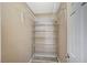 A well-organized pantry with wire shelving for efficient storage, and matching floors from the kitchen at 819 Sandsprings St, Henderson, NV 89011