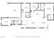 Detailed floor plan showing layout of the home, including bedrooms, bathrooms, kitchen, living room, and garage dimensions at 8346 Vinamala Ave, Las Vegas, NV 89149