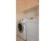 Laundry room featuring a modern Samsung washer and dryer set at 8725 W Flamingo Rd # 216, Las Vegas, NV 89147