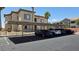 Apartment building featuring a covered parking lot with assigned parking spots at 8725 W Flamingo Rd # 216, Las Vegas, NV 89147