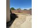 View of the backyard area with flagstone at 9622 Staff Ln, Las Vegas, NV 89178