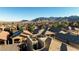 Expansive view showcases the neighborhood, desert, and mountains in the background at 10733 Red Badge Ave, Las Vegas, NV 89166