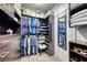 Well-organized walk-in closet with custom shelving and ample storage space at 11334 Patores St, Las Vegas, NV 89141
