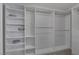 This walk-in closet features custom shelving and ample storage space at 12 Golden View St, Henderson, NV 89012