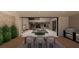 Elegant dining area with seamless indoor-outdoor flow, ideal for entertaining and enjoying the natural surroundings at 1508 Pleasant Bay Ct, Henderson, NV 89011