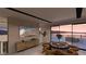 Inviting game room with a poker table and an amazing view, perfect for hosting gatherings at 1508 Pleasant Bay Ct, Henderson, NV 89011