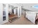 Hallway area with neutral colors, a dining space, and views to other rooms in the home at 179 Adomeit Dr, Henderson, NV 89074