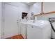 Laundry room featuring a side-by-side washer and dryer at 2541 Desert Glen Dr, Las Vegas, NV 89134