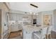 Modern kitchen boasts gray cabinets, stainless steel appliances, and granite countertops at 2555 Hampton Rd # 5104, Henderson, NV 89052