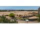Backyard with a view of desert landscape and mountains in the distance at 2786 Fountain Ridge Ln, Henderson, NV 89074