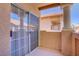The balcony offers a sliding door with a view of the rest of the building at 2925 Wigwam Pkwy # 1021, Henderson, NV 89074