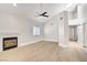 Spacious living room has a fireplace, hardwood floors and vaulted ceilings at 2925 Wigwam Pkwy # 1021, Henderson, NV 89074