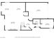 Detailed floorplan showcasing the layout of the home including kitchen, living room, dining area, foyer, bedroom and garage at 3195 Hazy Hills Ave, Henderson, NV 89052