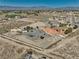 Aerial view showcases the property's vast lot size and the neighborhood at 3251 S Parkridge Ave, Pahrump, NV 89048