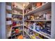 Spacious pantry with stocked shelves for ample storage at 3251 S Parkridge Ave, Pahrump, NV 89048