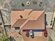The property features a gorgeous roof and three parking spaces in the front at 3251 S Parkridge Ave, Pahrump, NV 89048