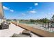 Enjoy picturesque golf course views from the spacious, private covered balcony at 352 Angels Trace Ct, Las Vegas, NV 89148