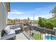 Relax on the balcony, with outdoor seating, overlooking the community at 3591 Gloucester Gate St, Las Vegas, NV 89122