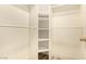 Generous walk-in closet equipped with shelves and rods, great for organization at 3748 Silent Hill Dr, Las Vegas, NV 89147