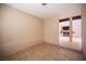 View of a bedroom that connects to the living room at 3790 W Moberly Ave, Las Vegas, NV 89139