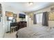 Bedroom boasts natural light and a decorative vanity area at 409 Antelope Way, Las Vegas, NV 89145