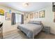 Bedroom with comfortable bed, natural lighting, and stylish decor at 409 Antelope Way, Las Vegas, NV 89145