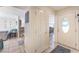 Entryway featuring tiled floor, decorated door and views of living areas at 409 Antelope Way, Las Vegas, NV 89145