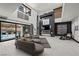 Luxury living area boasts open layout and indoor/outdoor living at 5 Highland Cove Ln, Henderson, NV 89011