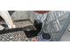 Bathroom with a black toilet and decorative tile at 5068 Killarney St, Las Vegas, NV 89122