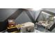 Bedroom featuring a bed, mirror, and storage, offering a unique and functional space at 5068 Killarney St, Las Vegas, NV 89122
