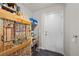 Ample storage options in this bonus room with wall art at 5117 Axbridge Ct, North Las Vegas, NV 89031