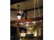 Outdoor living space with ceiling fans, recessed lighting, and a view of the backyard at 5131 Moose Falls Dr, Las Vegas, NV 89141