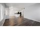 Open-concept living and dining area with updated lighting fixtures at 6006 Vegas Dr, Las Vegas, NV 89108