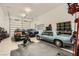 Spacious three car garage with ample storage space and plenty of room for a home gym at 6098 Avery Pointe St, Las Vegas, NV 89166