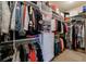Spacious walk-in closet with custom shelving and ample storage for clothes, shoes, and accessories at 69 Tapadero Ln, Las Vegas, NV 89135
