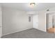 The bedroom provides ample space and is equipped with a closet and lighting fixture at 6955 N Durango Dr # 2054, Las Vegas, NV 89149