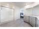 Bathroom featuring a walk-in shower and granite vanity at 7211 Alabaster Peak St, Las Vegas, NV 89166
