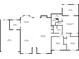 Detailed floor plan showcasing the layout of the home, including room dimensions and placements at 7675 Butterscotch Ct, Las Vegas, NV 89131
