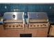 Stainless steel outdoor grill perfect for entertaining at 7889 Rancho Mirage Dr, Las Vegas, NV 89113