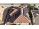 Aerial view of a roof with solar panels, showing the home's energy efficiency at 9272 W Viking Rd, Las Vegas, NV 89147