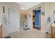 A full bathroom features a shower and access to the hallway and Primary bedroom at 9715 Aleutian St, Las Vegas, NV 89178