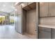 Kitchen area featuring custom cabinets with modern hardware at 128 Los Cabos Dr # 302, Las Vegas, NV 89144