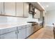 Gourmet kitchen featuring high-end stainless steel appliances and stylish cabinetry at 128 Los Cabos Dr # 302, Las Vegas, NV 89144