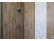 Close up on the shower's tile and hardware at 1700 Ivanhoe Way, Las Vegas, NV 89102